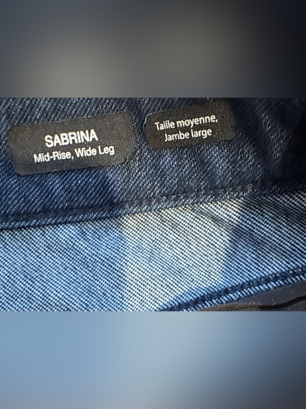 Mavi Sabrina Wide Leg Jeans Mid rise Dark Blue - Picture 9 of 11